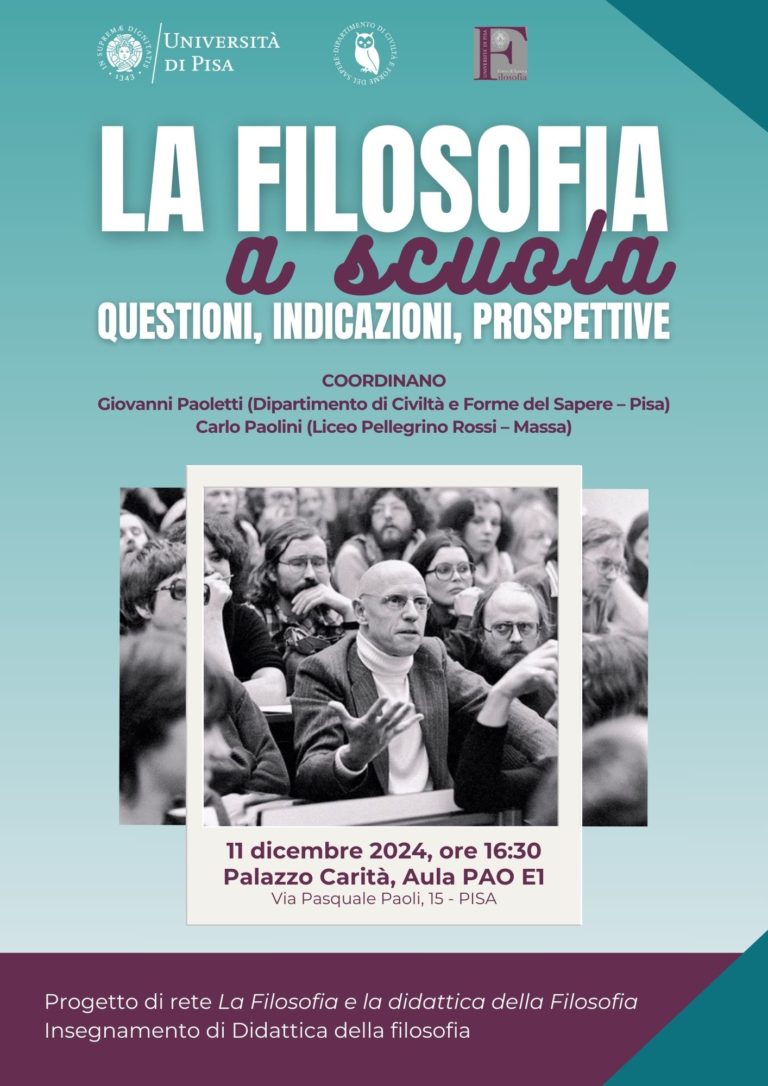 La filosofia a scuola. Questioni, indicazioni, prospettive